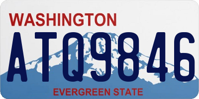 WA license plate ATQ9846