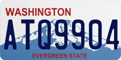 WA license plate ATQ9904