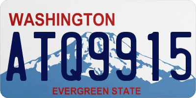 WA license plate ATQ9915