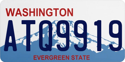 WA license plate ATQ9919