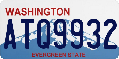 WA license plate ATQ9932
