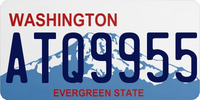WA license plate ATQ9955