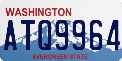 WA license plate ATQ9964