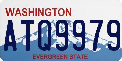 WA license plate ATQ9979