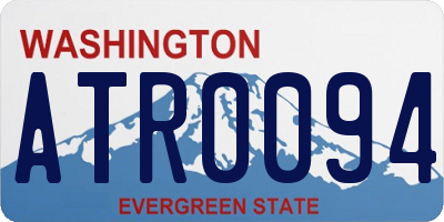WA license plate ATR0094