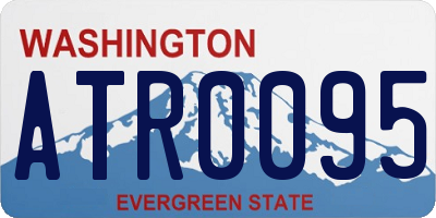 WA license plate ATR0095
