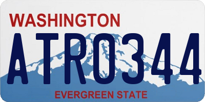 WA license plate ATR0344