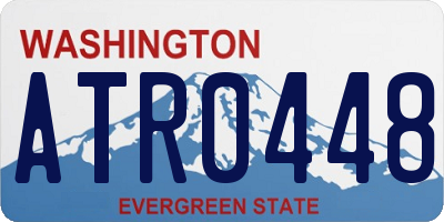WA license plate ATR0448