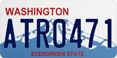 WA license plate ATR0471