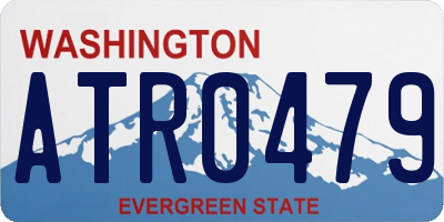 WA license plate ATR0479