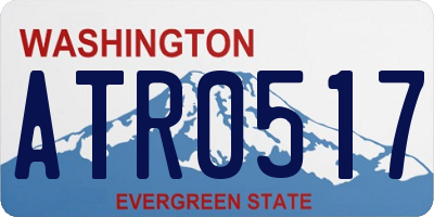 WA license plate ATR0517