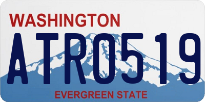 WA license plate ATR0519