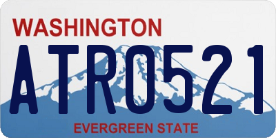 WA license plate ATR0521