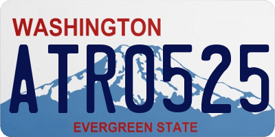 WA license plate ATR0525