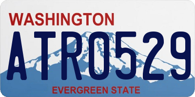 WA license plate ATR0529