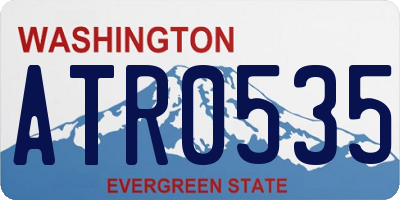 WA license plate ATR0535