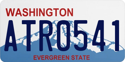 WA license plate ATR0541