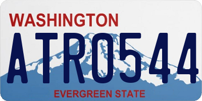 WA license plate ATR0544