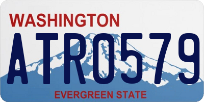 WA license plate ATR0579