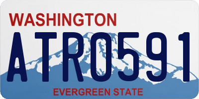 WA license plate ATR0591