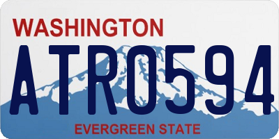 WA license plate ATR0594
