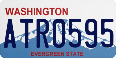 WA license plate ATR0595