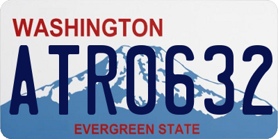 WA license plate ATR0632