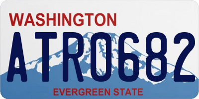 WA license plate ATR0682