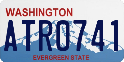 WA license plate ATR0741