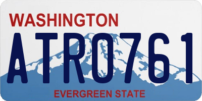 WA license plate ATR0761