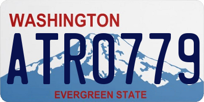 WA license plate ATR0779