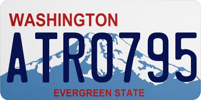 WA license plate ATR0795