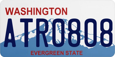 WA license plate ATR0808