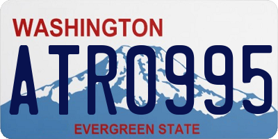 WA license plate ATR0995