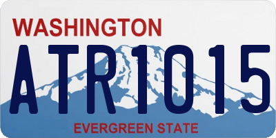 WA license plate ATR1015