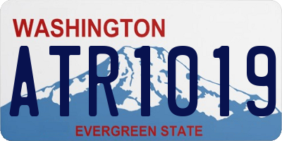 WA license plate ATR1019