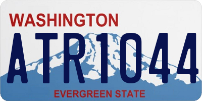 WA license plate ATR1044