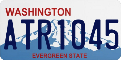 WA license plate ATR1045