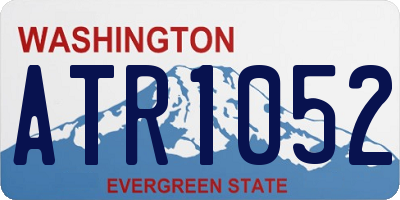 WA license plate ATR1052