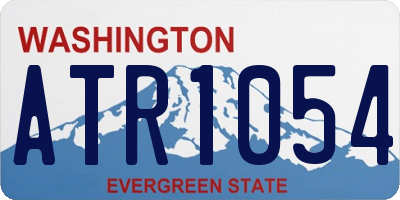 WA license plate ATR1054