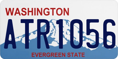 WA license plate ATR1056