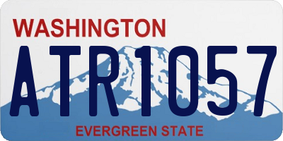 WA license plate ATR1057