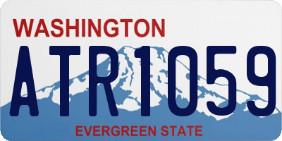WA license plate ATR1059