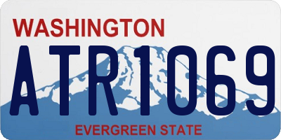 WA license plate ATR1069