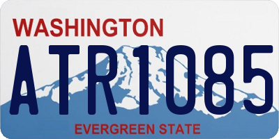 WA license plate ATR1085