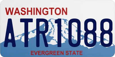 WA license plate ATR1088
