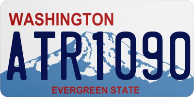WA license plate ATR1090