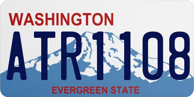 WA license plate ATR1108