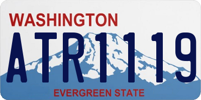 WA license plate ATR1119