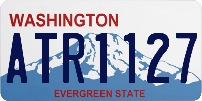 WA license plate ATR1127